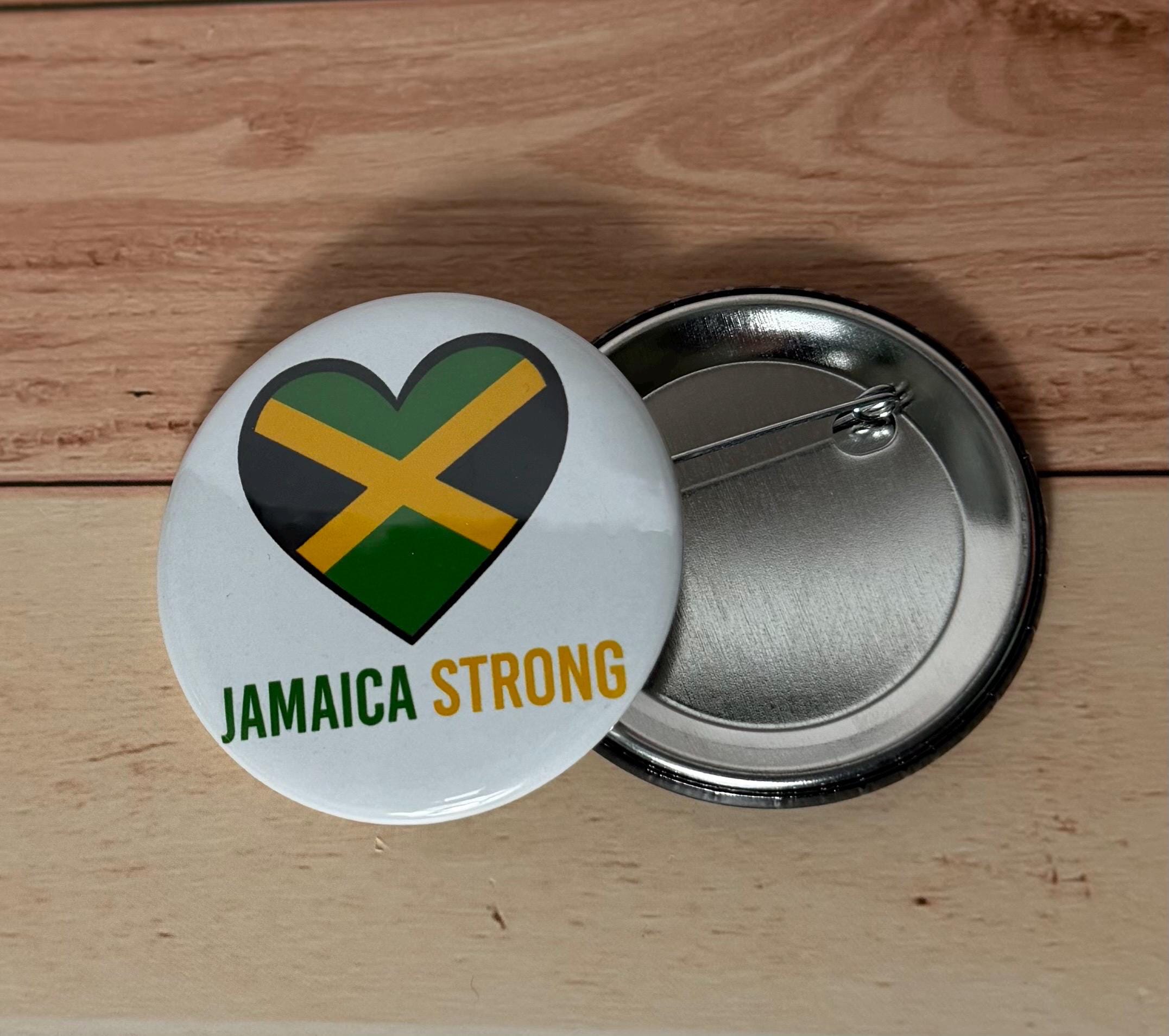 Jamaica Strong Custom Buttons 2.25 inch