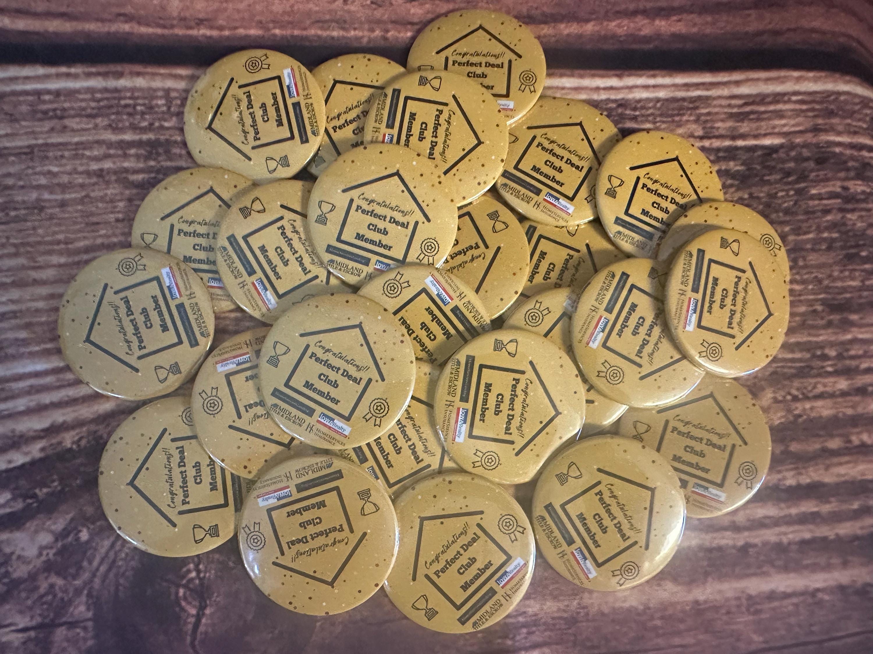 Full Color Custom Button Pins, pinback buttons, square buttons, custom photo fridge magnets, Fast Turnaround, Small Business, Events, Births